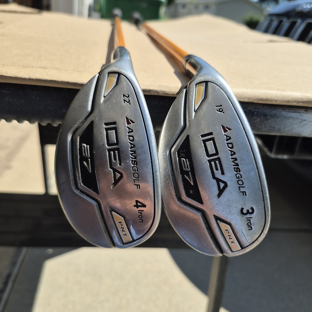 Adams Golf Idea A7 3&4 Hybrid PNT Set 19*22* UST Mamiya Proforce Stiff Flex LH
